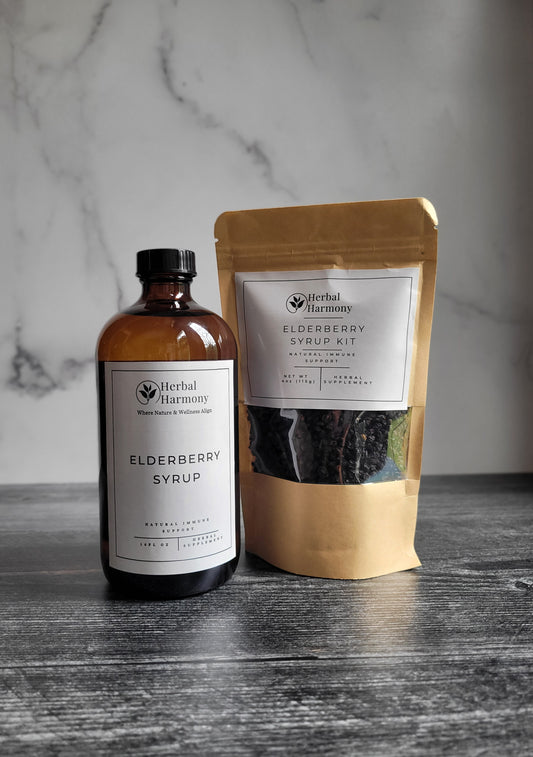 ELDERBERRY WELLNESS DUO: SYRUP & DIY KIT